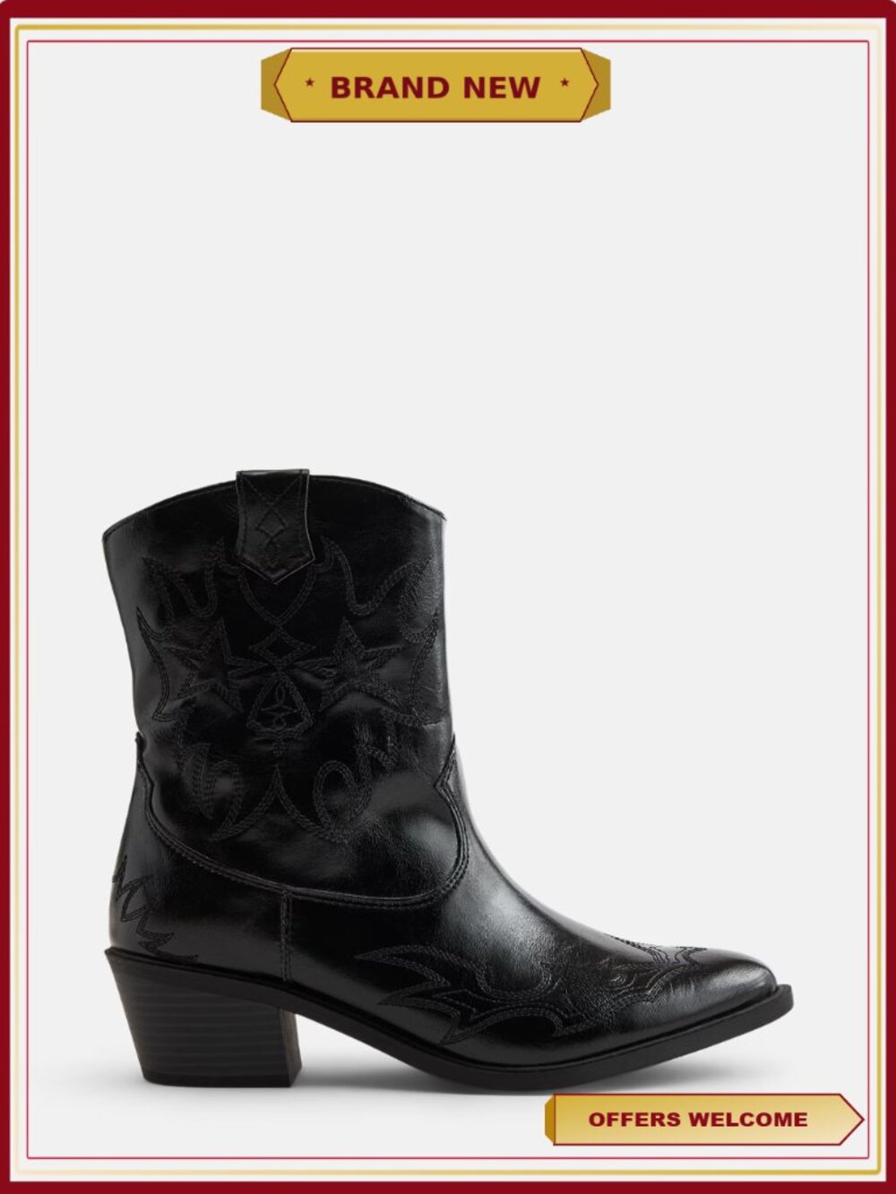Cowboy Booties Women's Western Pull-On Padded Sock